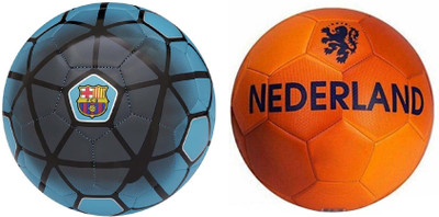 

SportsCorner FCB Blue + Nederland (Pack of 2) Football - Size: 5(Pack of 2, Multicolor)