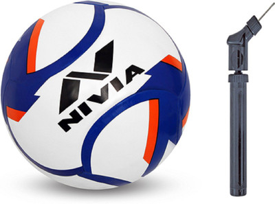 

Nivia Dominator Football With pump combo Football - Size: (Pack of 2, Multicolor