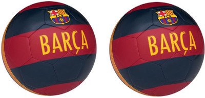 

SportsCorner Barca Blue/Red (Pack of 2) Football - Size: 5(Pack of 2, Multicolor)