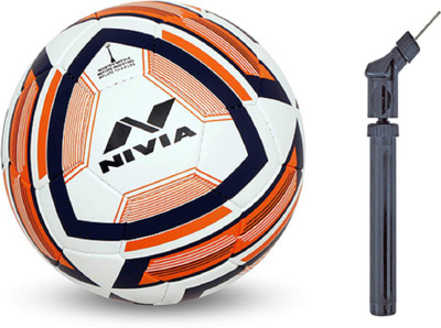 

Nivia Equator Football With pump combo Football - Size: (Pack of 2, Multicolor
