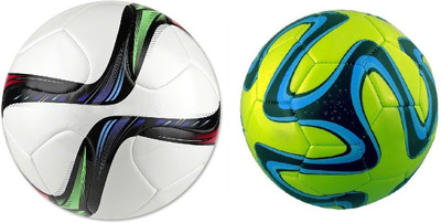 

SportsCorner Conext15 + Brazuca (Pack of 2) Football - Size: 5(Pack of 2, Multicolor)