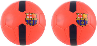 

SportsCorner Barca Orange (Pack of 2) Football - Size: 5(Pack of 2, Multicolor)