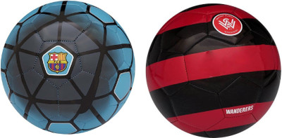 

SportsCorner FCB Blue + Western Sydney (Pack of 2) Football - Size: 5(Pack of 2, Multicolor)