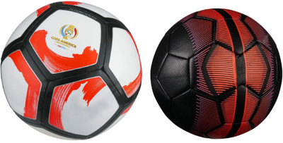

SportsCorner Pitch + Mercurial Black (Pack of 2) Football - Size: 5(Pack of 2, Multicolor)
