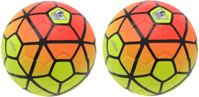 

SportsCorner Ordem Pitch Orange/Yellow (Pack of 2) Football - Size: 5(Pack of 2, Multicolor)