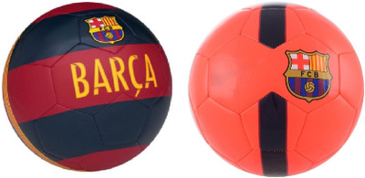 

SportsCorner Barca + Barca (Pack of 2) Football - Size: 5(Pack of 2, Multicolor)