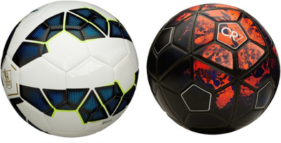 

SportsCorner Premier League + CR7 Red (Pack of 2) Football - Size: 5(Pack of 2, Multicolor)