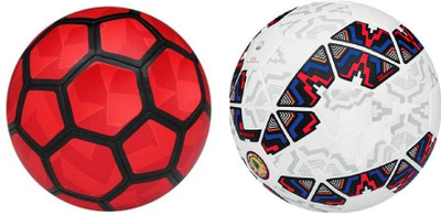 

SportsCorner Duro Red + Cachana (Pack of 2) Football - Size: 5(Pack of 2, Multicolor)