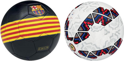 

SportsCorner Barca + Cachana America (Pack of 2) Football - Size: 5(Pack of 2, Multicolor)