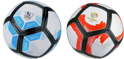 

SportsCorner Laliga + Cope America (Pack of 2) Football - Size: 5(Pack of 2, Multicolor)