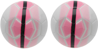 

SportsCorner Mercurial White/Pink (Pack of 2) Football - Size: 5(Pack of 2, Multicolor)