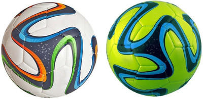

SportsCorner Multicolor Brazuca (Pack of 2) Football - Size: 5(Pack of 2, Multicolor)
