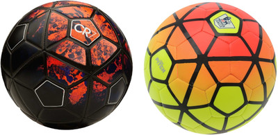

SportsCorner CR7 Black/Red + Ordem(Pack of 2) Football - Size: 5(Pack of 2, Multicolor)