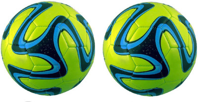 

SportsCorner Green Brazuca (Pack of 2) Football - Size: 5(Pack of 2, Multicolor)