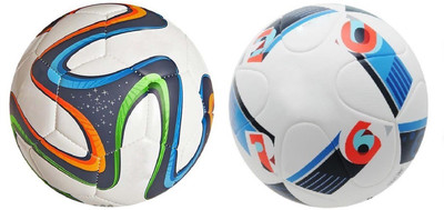 

SportsCorner Brazuca + Euro2016 (Pack of 2) Football - Size: 5(Pack of 2, Multicolor)