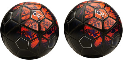 

SportsCorner CR7 Red/Black (Pack of 2) Football - Size: 5(Pack of 2, Multicolor)
