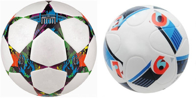 

SportsCorner UEFA Champions + Euro2016 Adidas (Pack of 2) Football - Size: 5(Pack of 2, Multicolor)