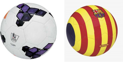 

SportsCorner PL + FCB Blaugrana (Pack of 2) Football - Size: 5(Pack of 2, Multicolor)