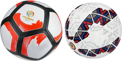 

SportsCorner Pitch + Cachana America (Pack of 2) Football - Size: 5(Pack of 2, Multicolor)