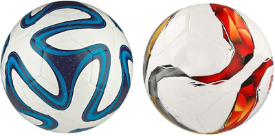 

SportsCorner Brazuca + Torfabrik (Pack of 2) Football - Size: 5(Pack of 2, Multicolor)
