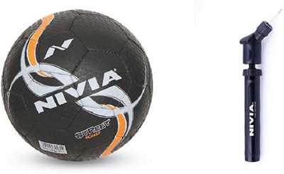 

Nivia Street Football with Pump Combo Football - Size: (Pack of 2, Multicolor