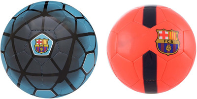 

SportsCorner FCB Blue + Barca Orange (Pack of 2) Football - Size: 5(Pack of 2, Multicolor)