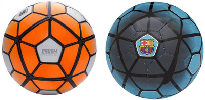 

SportsCorner Ordem + FCB Blue (Pack of 2) Football - Size: 5(Pack of 2, Multicolor)
