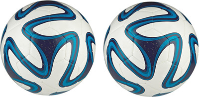 

SportsCorner Blue Brazuca (Pack of 2) Football - Size: 5(Pack of 2, Multicolor)