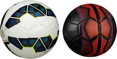 

SportsCorner PL + Mercurial Black (Pack of 2) Football - Size: 5(Pack of 2, Multicolor)
