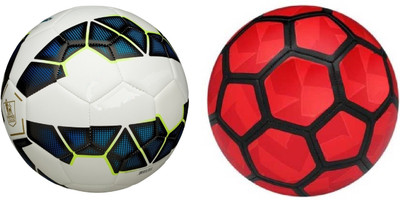 

SportsCorner Duro Red + Premier League (Pack of 2) Football - Size: 5(Pack of 2, Multicolor)