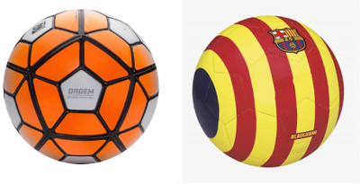 

SportsCorner Ordem + FCB Blaugrana (Pack of 2) Football - Size: 5(Pack of 2, Multicolor)