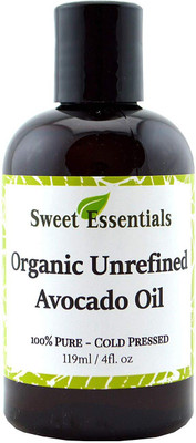 

Sweet Essentials Extra Virgin Organic Avocado Oil - 100% Pure(119 ml)