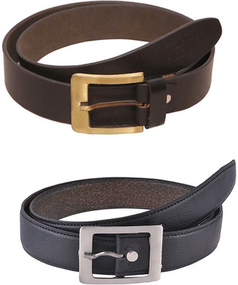 

Lee Topper Men Casual, Evening, Formal, Party Black Artificial Leather Belt