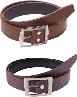 

Lee Topper Men Casual, Evening, Formal, Party Brown Artificial Leather Belt