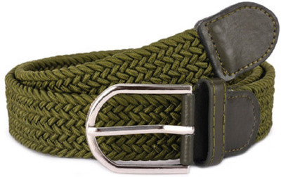 

ASF Men & Women Casual Green Fabric Belt