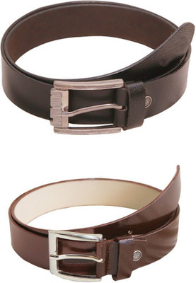 

Lee Topper Men Casual, Evening, Formal, Party Black, Brown Artificial Leather Belt