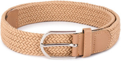 

ASF Men & Women Casual, Party Beige Fabric Belt, Baige