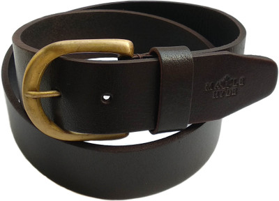 

Maple Hyde Men Casual Black Genuine Leather Belt
