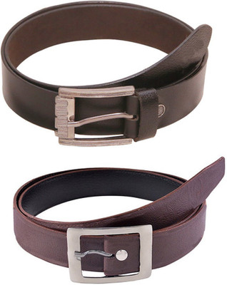 

Lee Topper Men Casual, Evening, Formal, Party Black, Brown Artificial Leather Belt