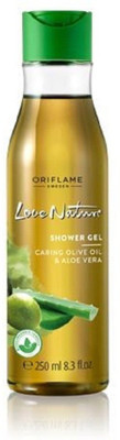 

Oriflame Sweden love nature shower gel caring olive oil & aleo vera(0.25 ml)