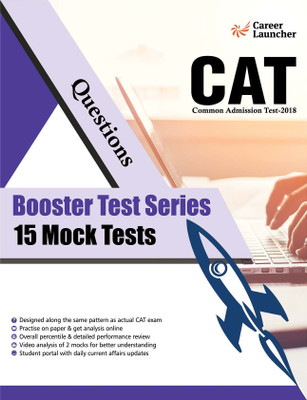 Booster Test Series - CAT - 15 Mock Tests (Questions, Answers & Explanations)(English, Paperback, GKP)