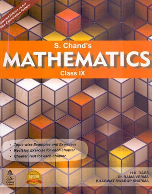 S.Chand's Mathematics Class - 9(English, Paperback, Bhagwat Swarup Sharma, H.K.Dass,Dr.Rama Verma)