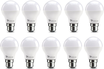 

Syska Led Lights 5 W Standard B22 LED Bulb(White, Pack of 10)