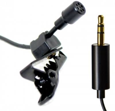 

EWELL Mini USB Microphone 3.5mm External Microphone with Collar Clip On Noice Cancelling Mic Microphone Microphone Camera Microphone