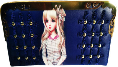 

ANICKS Casual Blue Clutch