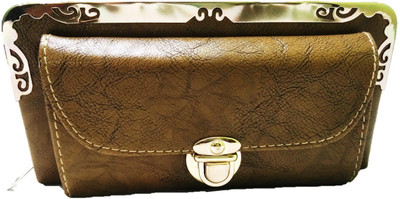 

ANICKS Casual Gold Clutch