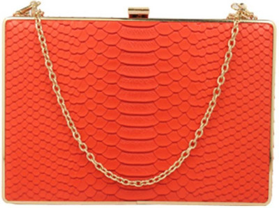 

ASNORA Party Red Clutch