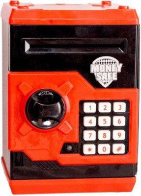

deesha MONEY SAFE Coin Bank(Red, Black)