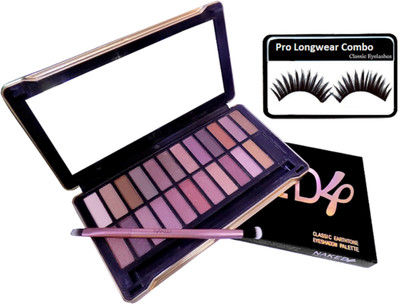 

Pro longwear combo Of Eyelashes, Naked4 24 Shade Eyeshadow Palette(Set of 2)