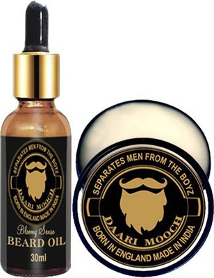 

Daarimooch Bloomy Sense Beard Balm & Beard Oil Combo(Set of 2)
